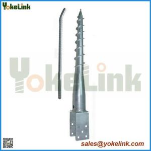 Buy cheap Carbon steel Ground Screw Anchor For Fence from wholesalers