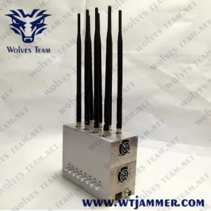 Buy cheap Coverage to 40m Cell phone UHF VHF GSM WiFi Signal ammer/Blocker /Interceptor/Isolator from wholesalers