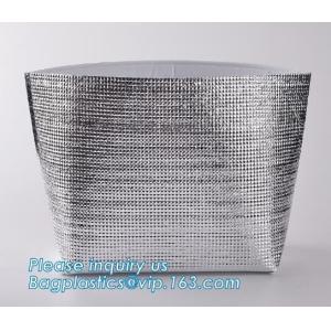 Reusable aluminium foil thermal insulation material cooler bag foPromotional