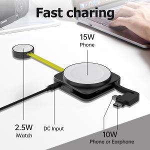 Convenient And Versatile 3 In 1 Magnetic Phone Charger Customizable
