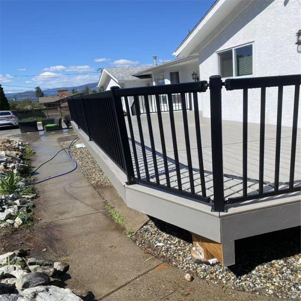 Quality Luxury Villa Home Aluminum Stair Fencing With Great Design for sale