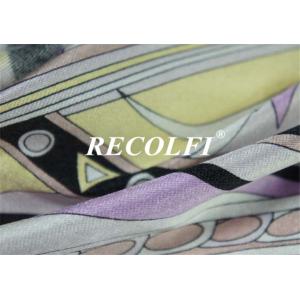 Buy cheap Geometry Recycled Polyester Spandex Fitness Leggings Washable Dry Easily from wholesalers