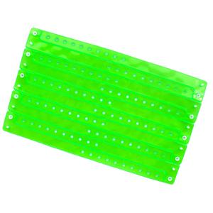 Customized Paper Event Wristbands Irregular Shape Polished Surface Treatment