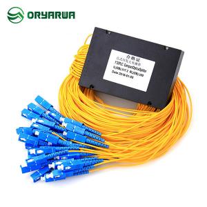 Buy cheap SM MM Fiber Optic 1x32 Cassette PLC Splitter ABS Material from wholesalers