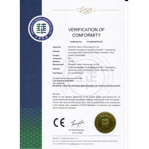 Shenzhen Hebron Technology Co., Ltd. Certifications