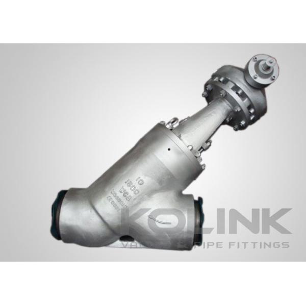 Quality Flanged Carbon Steel Y Globe Valve Manual Operation for sale