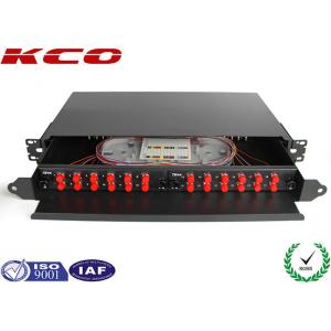 Buy cheap Drawer Fiber Optic Terminal Box Rack Mountable Patch Panel With FC adapter from wholesalers
