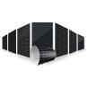 Buy cheap 80-85W Sunport Solar Panels 3x10 30 Mono Half Cut Solar Panel MWT Flexible Ultra Soft from wholesalers