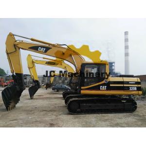 Buy cheap High Efficiency Used 20 Ton Excavators , 0.7m³ CAT 320B Excavator 5.5km/H Speed from wholesalers