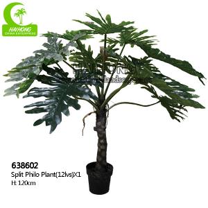 Buy cheap High Simulation 120cm Artificial Landscape Trees ,  Artificial Split Philo Tree Handmade from wholesalers