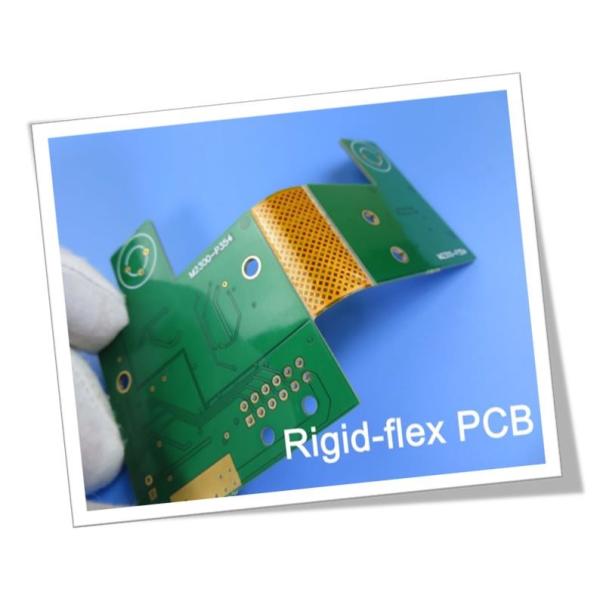 Quality Flex/Rigid PCB Built on Polyimide and FR-4 With Immersion Gold or Immersion Silver or Immersion Tin for Video Cameras for sale