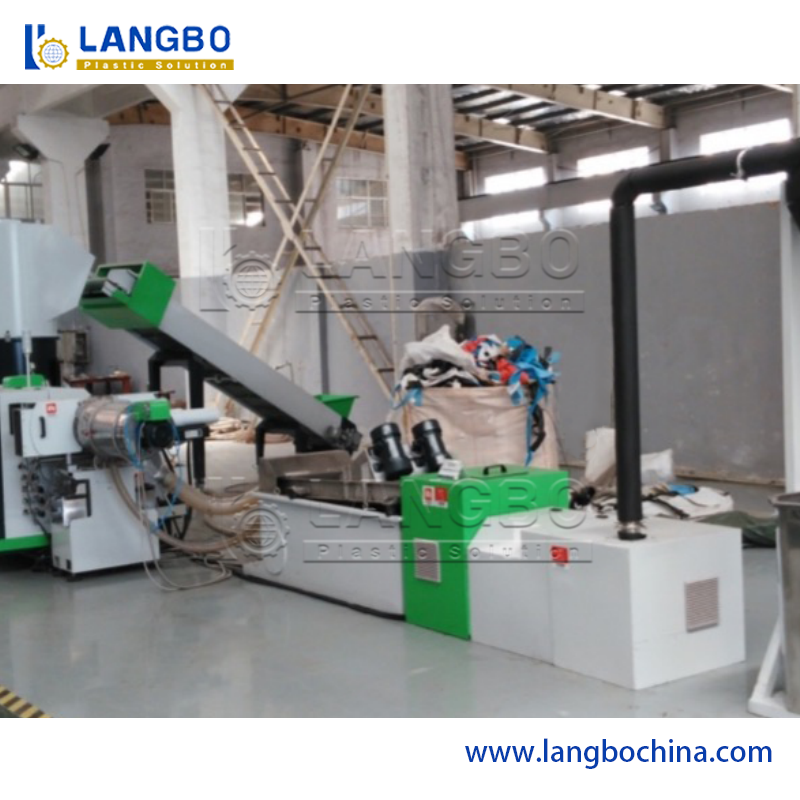 Two Stage PE/PP/Pet Plastic Recycle Granulating Machine/Pelletizing Machine