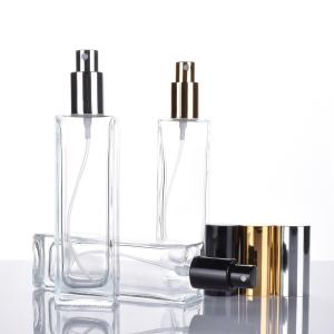 50ml Refillable Glass Perfume Spray Bottles Round Shape With Atomizer
