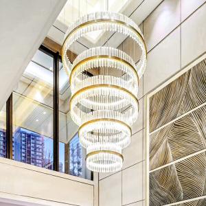 Buy cheap Gold Metal Large Modern Circular Chandelier from wholesalers