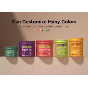 Cylindrical Coffee Can With Customized Printing And Screw On Lid Capacity 250