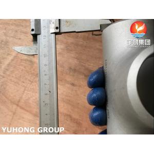 ASTM A815 WP32760-S Super Duplex Steel Equal Tee Butt Weld Fittings For