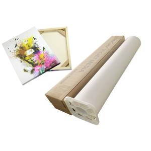 Buy cheap Latex / Eco Solvent Inkjet Poly Cotton Canvas Matte Canvas Print For Digital Plotter from wholesalers