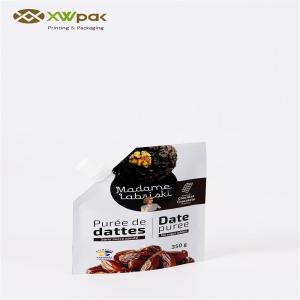 Plastic Custom Spout Pouch Bag With Cap Stand Up Liquid Packaging