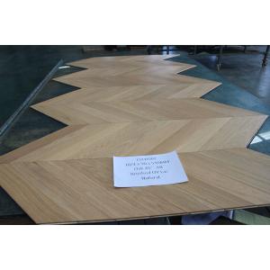Buy cheap 510x90x10/4MM Natural Oak Chevron Parquet Flooring with 25 Years Residential Warranty and E0 Formaldehyde Emission product