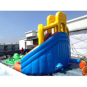 Buy cheap PVC Tarpaulin Inflatable Water Slide / Inflatable Water Park Games from wholesalers