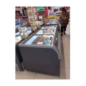 Multifunctional Glass Square Refrigerated Deli Showcase Single temperature Deep
