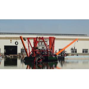 43.5m Dredger Length 700 Cbm/H Sand Mining Dredge With Cummins Engines 1.5km
