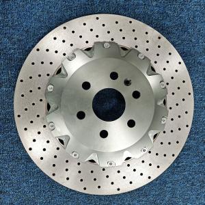 China Front Drilled Ventilated Performance Brake Disc 330x28mm 355x32mm 380x34mm on sale