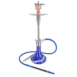 Buy cheap CNC Machining Single Hose Blue Aluminium Shisha from wholesalers