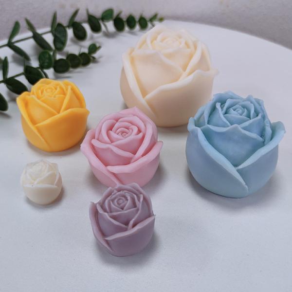 Buy cheap Rose Flower Candles Molds, 3D Rose Flower Silicone Molds for DIY Epoxy Resin Casting Soap Ice Cube and Craft Decoration from wholesalers