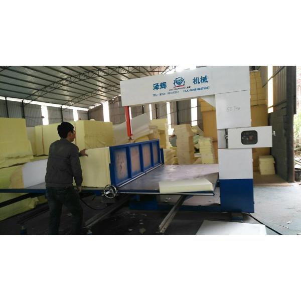 Quality Electric Vertical Foam Cutting Machine With PLC Control For EVA And EPE Processing for sale