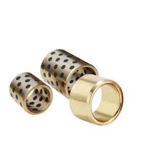 Long lasting Low Friction Solid Bronze Bearings for Oil Or Grease Lubrication