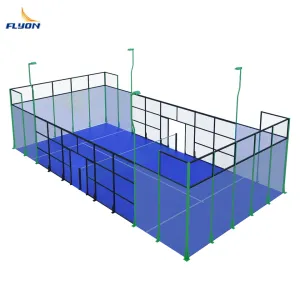 Buy cheap Outdoor Padel Tennis Terrains With Smooth Synthetic Green Surface from wholesalers