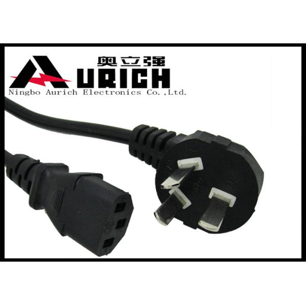 Quality China Standard 3 Pin Plug Electric Dryer Power Cord , Computer Power Supply Cord for sale