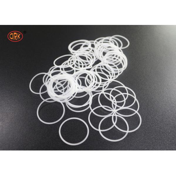 Quality FDA Food Grade White / Transparent Silicone 70 O Rings for sale
