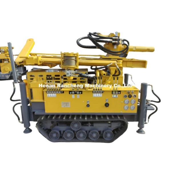 Quality 42KW Diesel Engine Small Crawler Mounted Water Well Drilling Rig Machine for sale