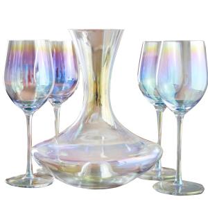 Buy cheap Hand Blown Crystal Wine Glass Set from wholesalers