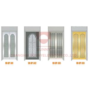 Mirror / Irregular Grain / Etching Elevator Door , Elevator Door Panel