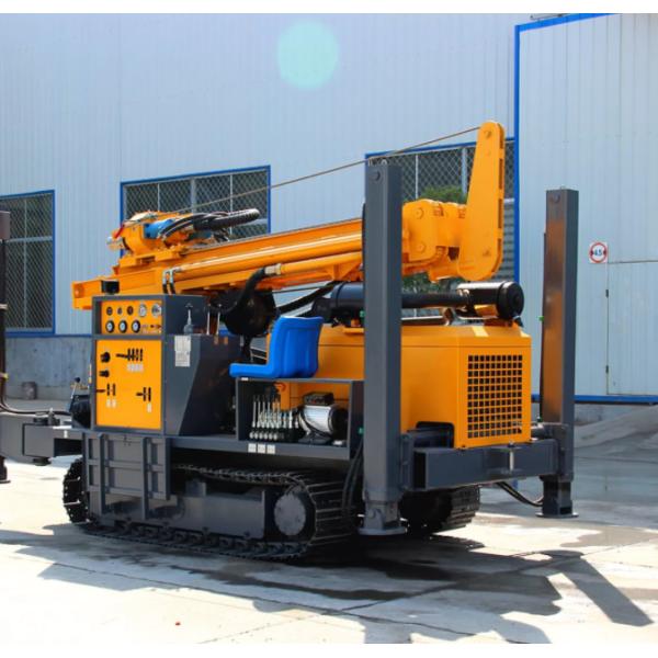 Quality 200 Meters Pneumatic Borewell Machine 73kw Yuchai Engine Large Water Well Rotary for sale