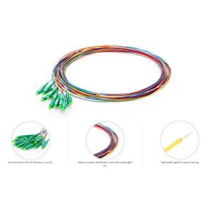 Indoor FTTH Optical Unjacketed Color Coded Pigtail With Sc LC FC St MTRJ