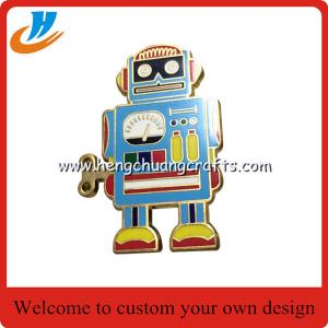 Buy cheap Android badge/Android robot lapel pin with hard enamel process from wholesalers