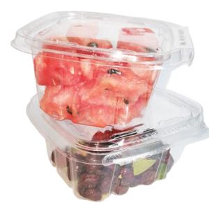 Buy cheap Disposable Transparent Plastic Fruit Salad Container Clamshell Packaging Box Strawberry from wholesalers