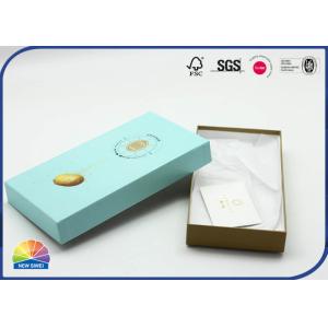 Buy cheap Mint Green Pantone Color Paper Gift Box Matte Lamination Customized With Envelope from wholesalers
