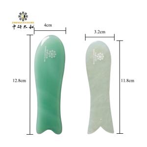 Buy cheap Fish Shaped Natural Gua Sha Scraping Massage Tool Jade from wholesalers