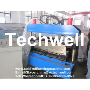 Standing Seam Roof Panel Roll Forming Machine With Hydraulic Cutting Device for
