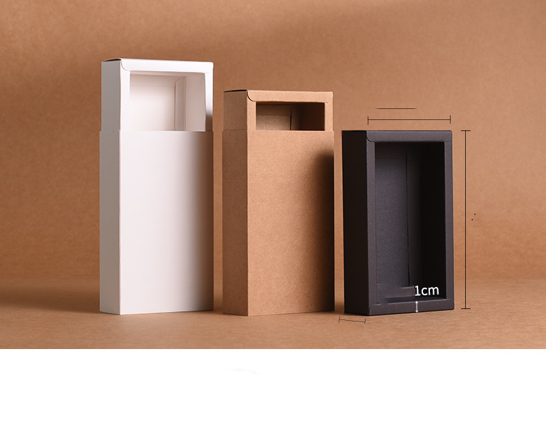 Wholesale Custom Foldable Sliding Rectangle Gift Coffee Mug Packaging Kraft