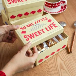 Buy cheap Sweet Life Holiday Cookie Box Premium Assorted Treats Gift Set Cookies Fudge Snowflake Crisps Box from wholesalers