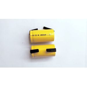 Buy cheap 1.2V 2000mAh Cylindrical NICD Rechargeable Batteries For Power Tools from wholesalers