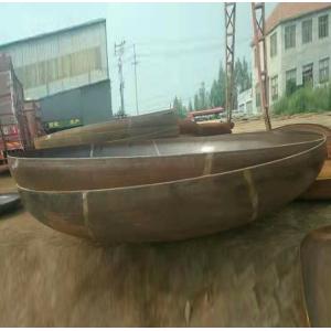Buy cheap 1400mm Diameter Stainless Steel Hemisphere Ellipsoidal Dished Head Pressing Customized from wholesalers