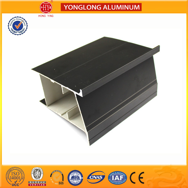 Quality Powder Coated Aluminium Profile For Windows Or Doors Frame Champangn , Bronze for sale
