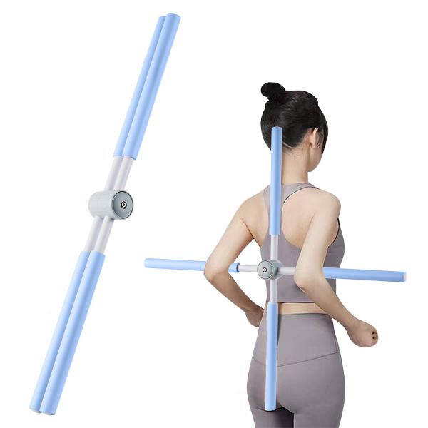 Buy cheap Multifunctional Open Back Stick Dance Open Shoulder Beauty Back Body Stick Training Correction Correct Hunchback Yoga Stick from wholesalers